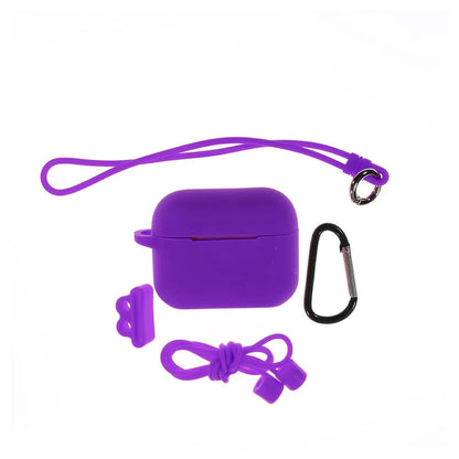 AirPods Pro 5in1 with Anti - Lost Strap (PURPLE)
