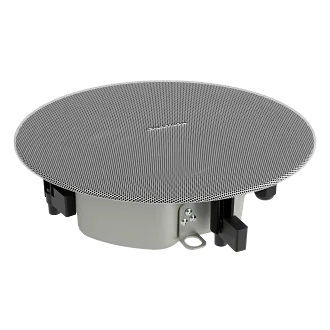 Saros® Express 4 "Haut-parleur en plafond à 2 voies, texture blanche, unique