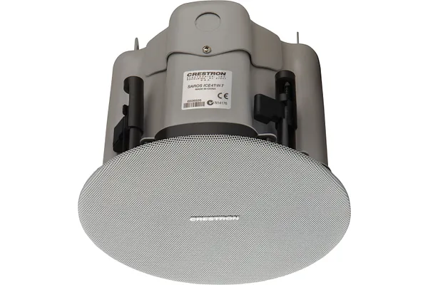 Saros® Express 4 "Haut-parleur en plafond à 2 voies, texture blanche, unique